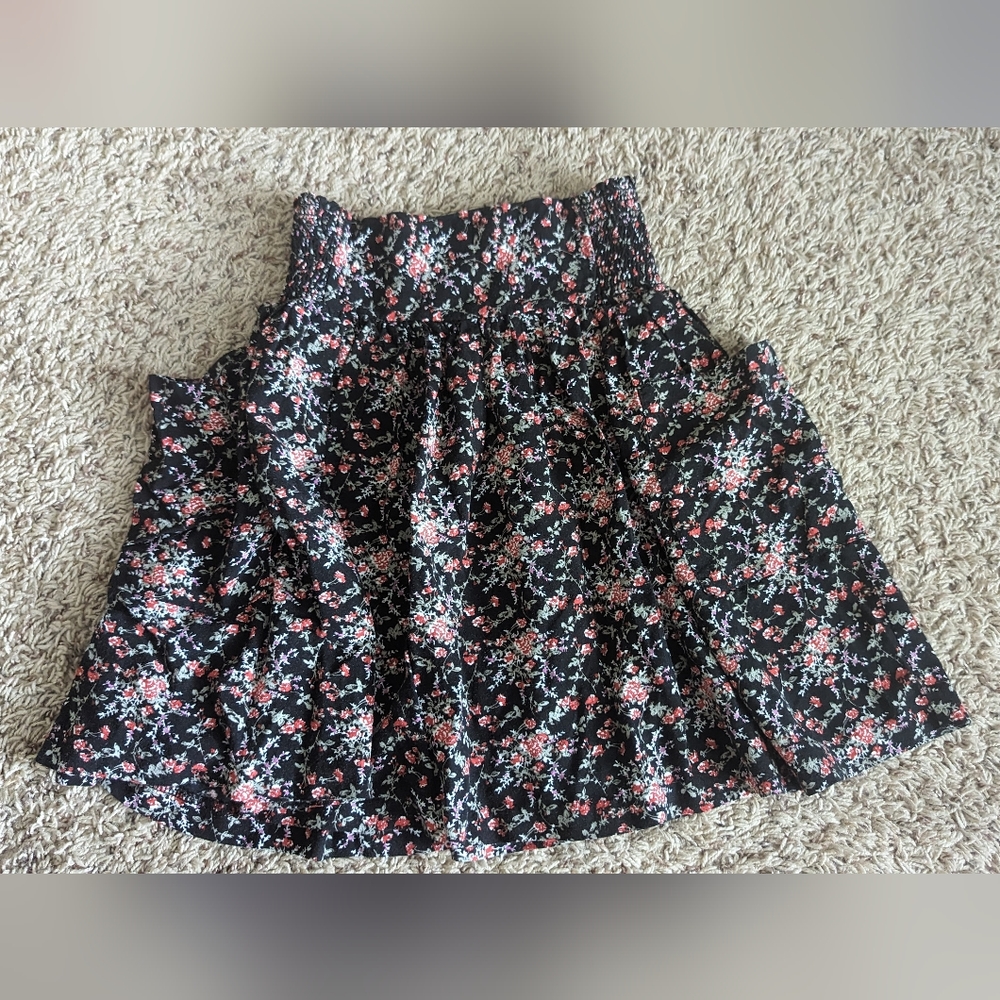 floral skirt